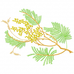 Flowers And Tree Embroidery Design 2 Flowers And Tree Embroidery Design 2